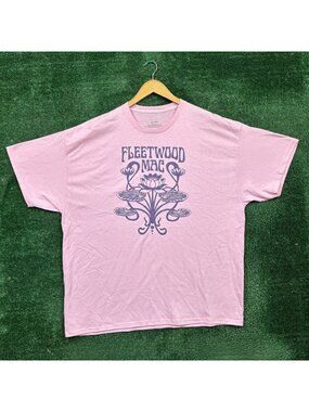 Fleetwood Mac Romours Lotus Flower Rock Band  T-Shirt Size XXL